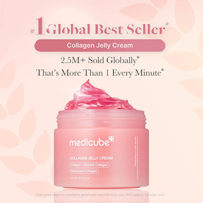 medicube Collagen Jelly Cream, Moisturizing Cream for Plump Skin, 3.71fl.oz