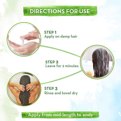 MAMAEARTH Rice Water Conditioner with Rice Water & Keratin | 8.45 Fl Oz (250ml)