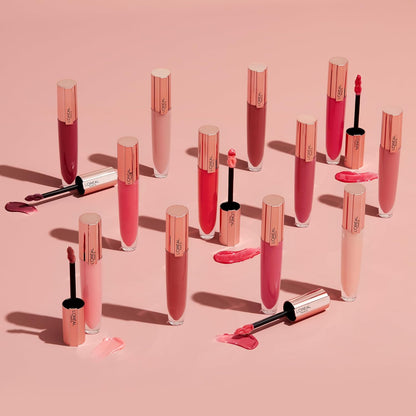 L'Oreal Paris Glow Paradise Hydrating Tinted Lip Balm-in-Gloss with Pomegranate Extract & Hyaluronic Acid, Ultra-Gentle, Non-Sticky Formula, Feathery Fleur, 0.23 Fl Oz