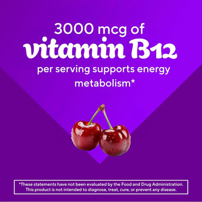 Vitafusion Vitamin B12 Gummies | 3000 mcg Per 2 Gummies | 90 Gummy Vitamins