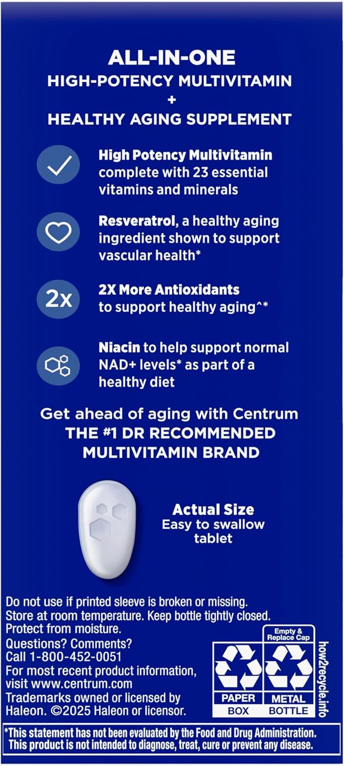 Centrum Age Defy for Men 35 and Over, 60 Tablets