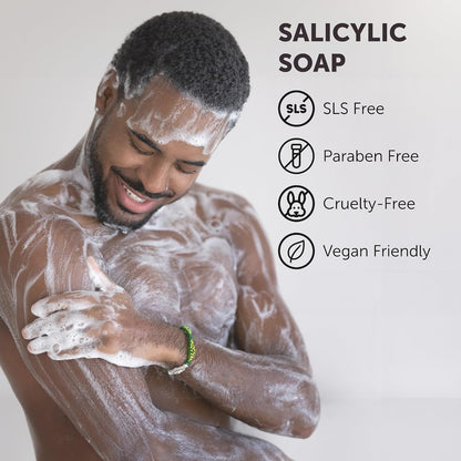 VALITIC Salicylic Acid Soap Bar with Vitamin C, Face and Body Wash, 2 Pack