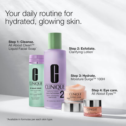 Clinique All About Eyes Lightweight Eye Cream With Vitamin C | Hydrating,Brightening,Depuffing + Dark Circle Reducing,1 Ounce,(Pack of 2)