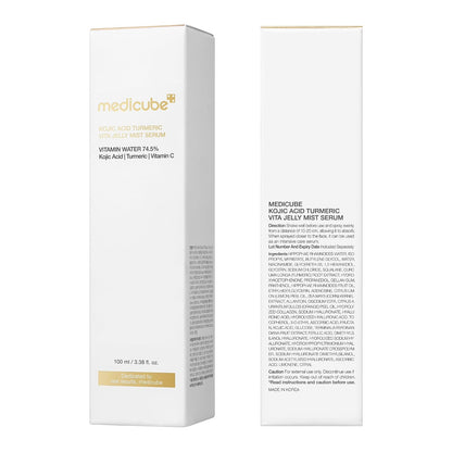 medicube Jelly Mist Serum with Kojic Acid Turmeric, Brightening Face Mist