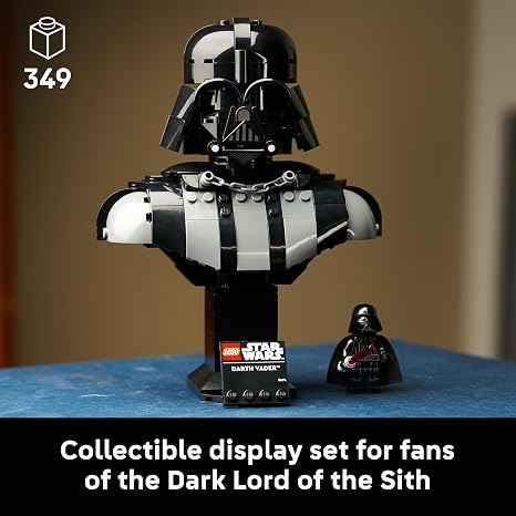 LEGO Star Wars Darth Vader Bust - Collectible Building Set for Adults, Ages 18+ - Star Wars Gift for Men & Women - with Darth Vader Minifigure - Bedroom or Shelf Decor - 75439