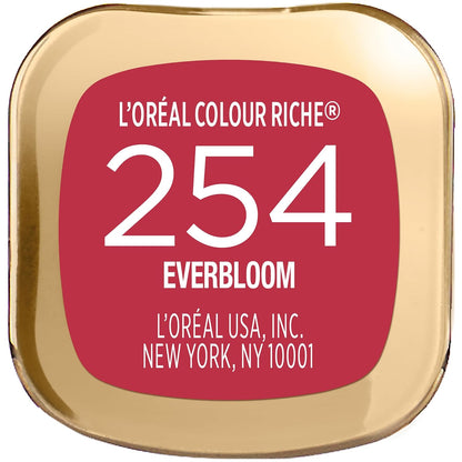 L’Oréal Paris Colour Riche Original Creamy, Hydrating Satin Lipstick with Argan Oil and Vitamin E, Everbloom, 1 Count (Pack of 2)
