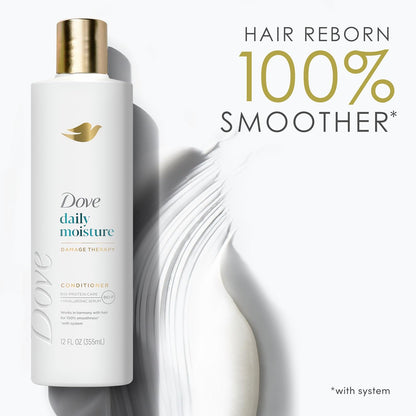 Dove Nutritive Solutions Moisturizing Conditioner 4 Count for Dry Hair Daily Moisture Deep Conditioner Detangles and Nourishes Dry Hair 12 oz