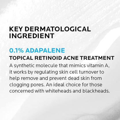 La Roche-Posay Effaclar Adapalene Gel 0.1% Acne Treatment, 1.6oz