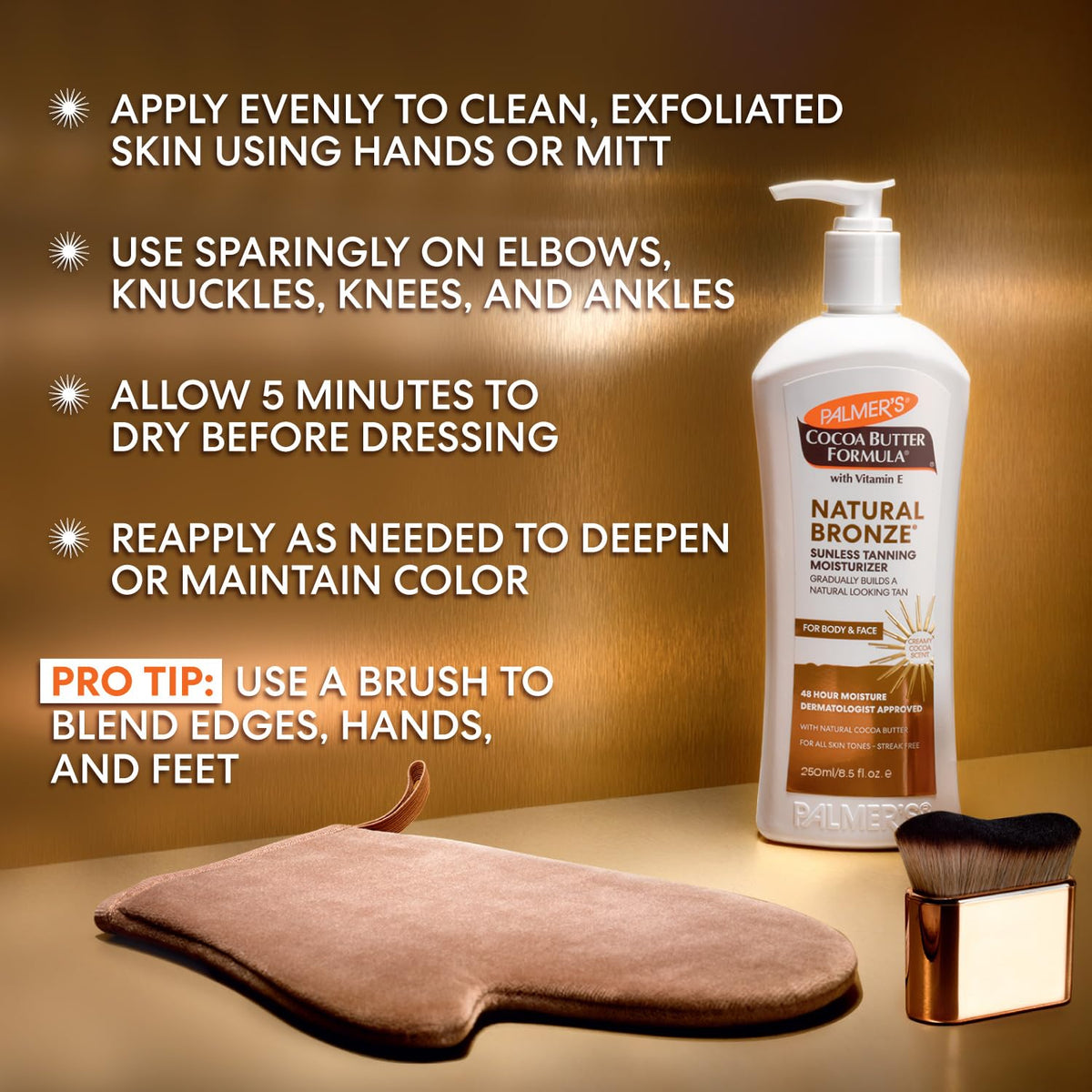 Palmer's Tanning Lotion, Natural Bronze Cocoa Butter Formula, 13.5 Oz