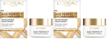 L'Oreal Paris Age Perfect Collagen Expert Anti-Aging Day Moisturizer 2.5 oz,(Pack of 2)