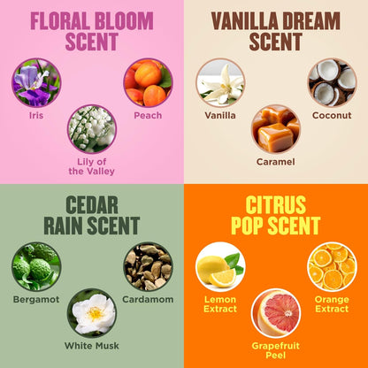 Gold Bond Scented Hand Cream Set, Everyday Hand Cream to Hydrate the Skin, Assorted Scents, 3 oz, 4 pk