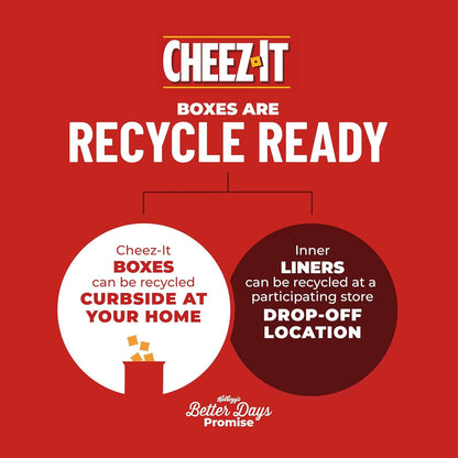 Cheez-It Cheese Crackers, Baked Snack Crackers, Lunch Snacks, Original, 21oz Box (1 Box) (Pack of 2)