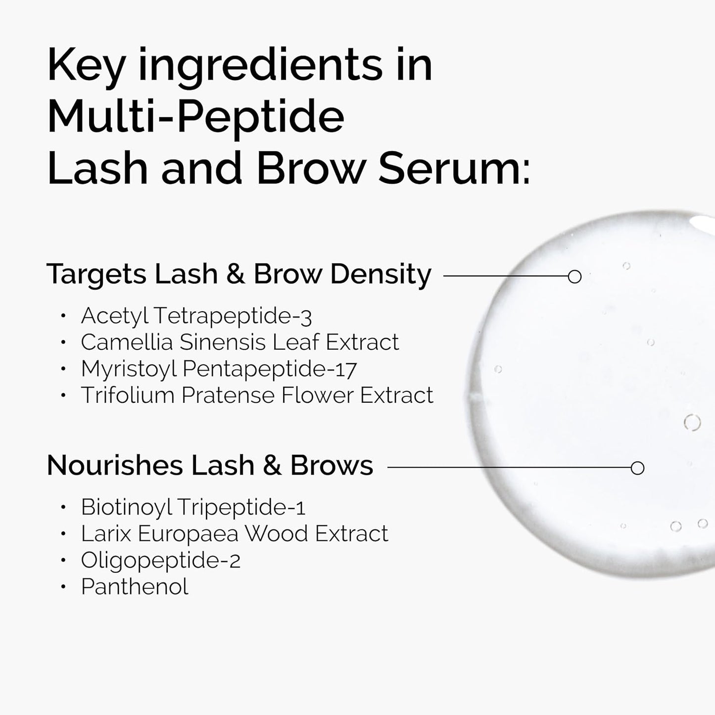 The Ordinary Multi-Peptide Lash and Brow Serum, Peptide-Powered Formula for Thicker, Fuller Looking Lashes & Brows (Pack of 2)