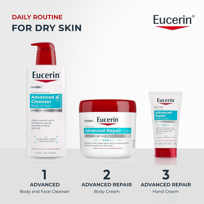 Eucerin Advanced Repair Body Cream with Urea, 16 OZ