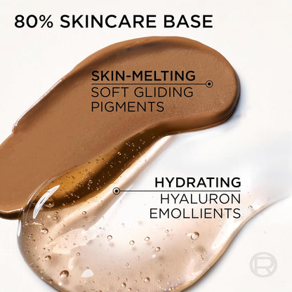 L'Oreal Paris True Match Hyaluron Tinted Balm Foundation, Skincare Foundation with Light to Medium Radiant Coverage, Minimizes Wrinkles and Fine Lines, Non-Comedogenic Formula, Tan 7