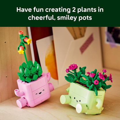 LEGO Botanicals Rocking Plants - Building Toy for Kids, Girls & Boys, Ages 9+ - Decor for Dorm Desk or Shelf - Housewarming Gift Ideas - 11506