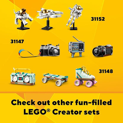 LEGO Creator 3 in 1 Flowers in Watering Can Building Toy - Fun, Creative Activity for Kids, Girls and Boys, Ages 8+ - Gift for Birthdays - Building Options for Rain Boots or Birds - 31149