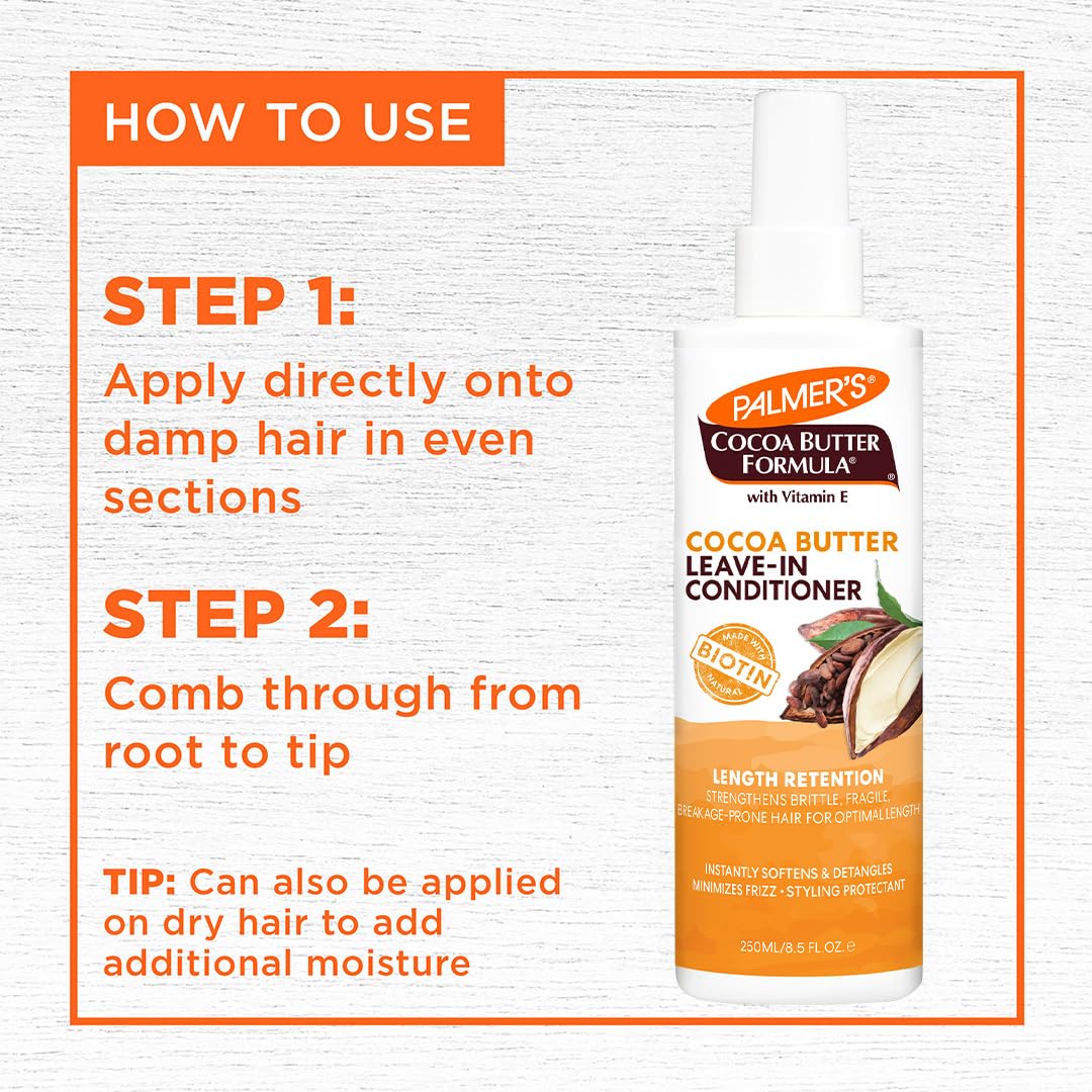 Palmer's Cocoa Butter & Biotin Length Retention Leave-In Conditioner 8.5 Oz