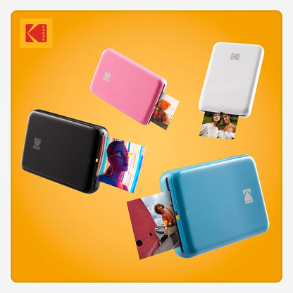 KODAK Step Slim Instant Smartphone Photo Printer - Portable Sleek Color Wireless Mobile Printer - Zink 2x3” Sticky-Back Photos - Print from iOS & Android Devices with Bluetooth w/the Fun App - White