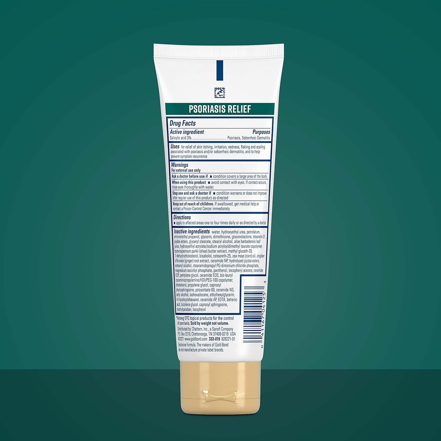 Gold Bond Multi-Symptom Psoriasis Relief Cream, 4 oz., for Itchy, Irritated & Scaling Skin (Pack of 2)