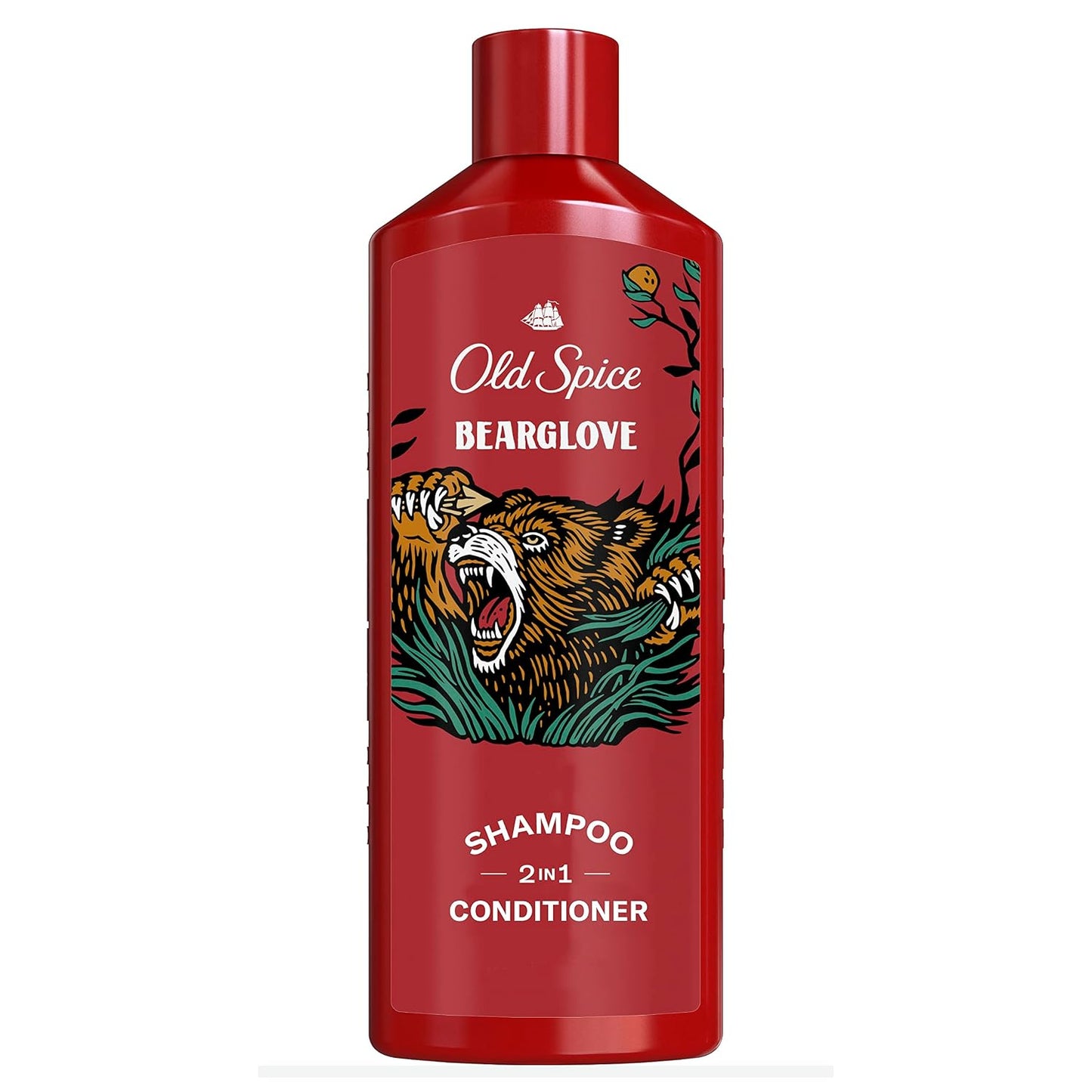 Old Spice Mens 2-in-1 Shampoo and Conditioner Set, Bearglove, For All Hair Types, Healthier, Fuller, More Moisturized Looking Hair, 13.5 fl oz Each (Pack of 6)