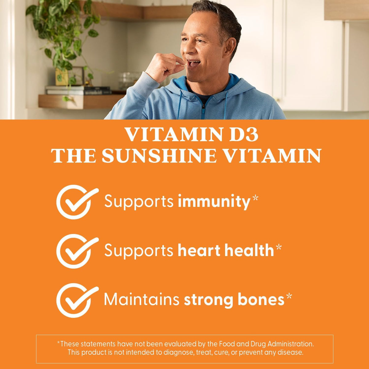 Doctor's Best Vitamin D3 1000 IU Softgels for Men & Women, 180 Softgels