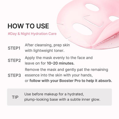 medicube PDRN Pink Peptide Ampoule Sheet Mask 10EA