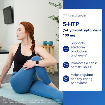 Pure Encapsulations 5-HTP 100 mg, 60 Capsules