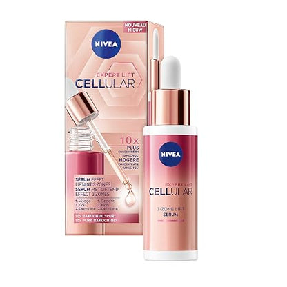 NIVEA Cellular Expert Lift Bakuchiol Lifting Serum (1 x 30 ml) - Face Serum Enriched with Pure Bakuchiol - Firming Anti-Aging Care