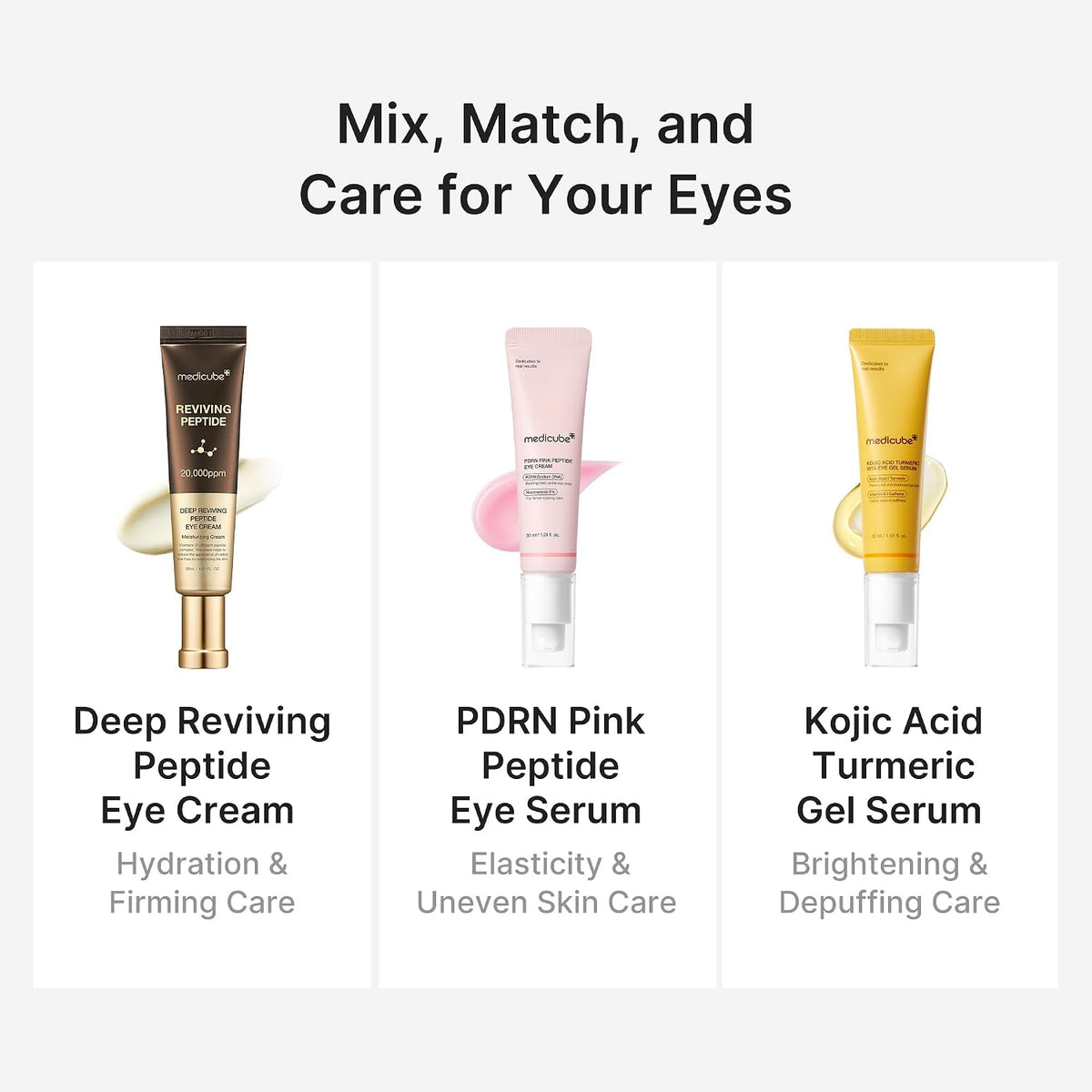 medicube Eye Serum with Kojic Acid Turmeric for All-Day Brightening Care