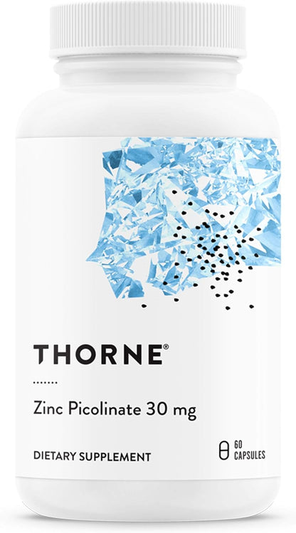 THORNE - Trace Minerals Bundle - Zinc Picolinate and Copper Bisglycinate - Essentials for Wellness - 60 Servings