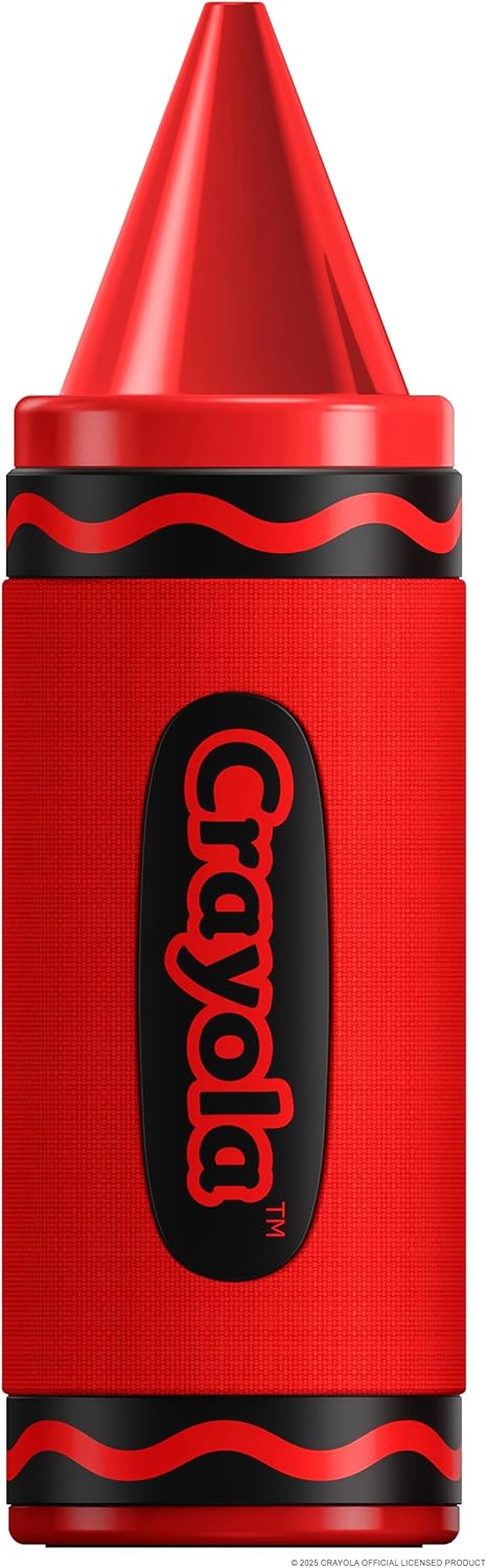 Crayola Kids Crayon Speakers Bluetooth, Portable Bluetooth Speakers | 20W Peak Power HD Sound, Mini Bluetooth Speaker Wireless with TWS Pairing BT 5.3, FM Radio Home/Party/Outdoor/Travel