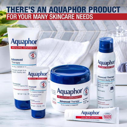 Aquaphor Advanced Therapy Healing Ointment, Multipack, 4 x 0.35 OZ