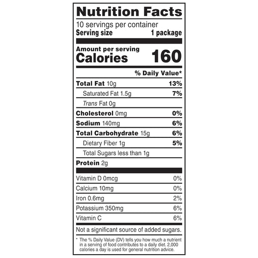 Frito Lay's Classic Potato Chips Bags, 1 Oz, 10 Ct