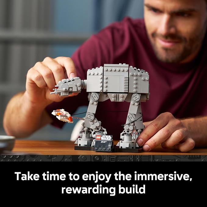 LEGO Star Wars AT-AT Walker Building Set for Adults, Ages 18+ - Collectible & Room Decor for Office, Bedroom, or Book Shelf - Activity for Men, Women, & Movie Fans - Gift Idea for Birthdays - 75440