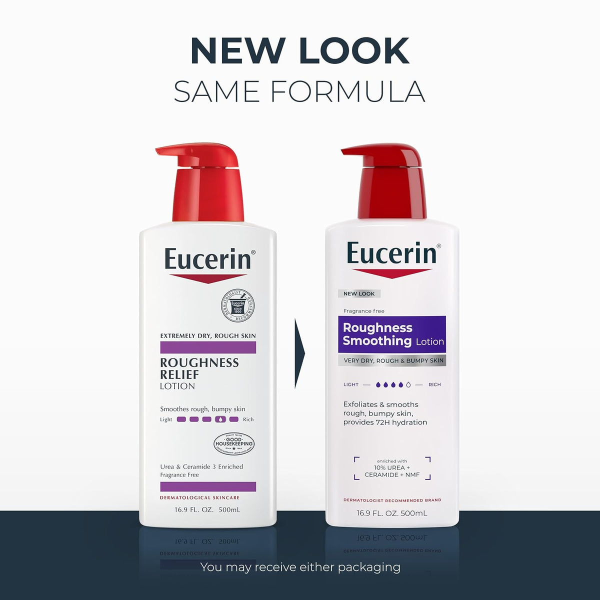 Eucerin Roughness Smoothing Lotion with Urea, 16.9 FL OZ