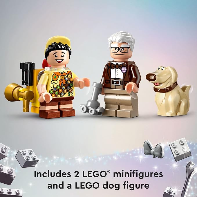 LEGO Disney and Pixar ‘Up’ House, Classic Disney Celebration Building Toy Set for Kids and Movie Fans Ages 9 and Up, A Fun Gift for Fans and Anyone Who Loves Creative Play, 43217
