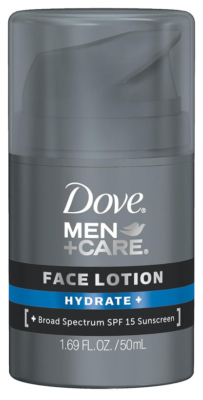 Dove Men+Care Face Lotion, Hydrate Plus 1.69 Ounce