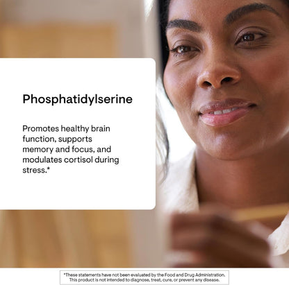 THORNE Phosphatidylserine, 100 mg per Capsule, 60 Capsules
