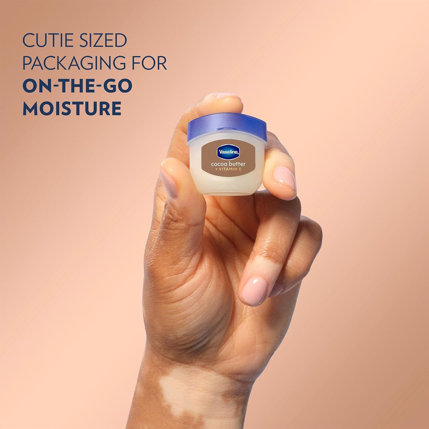 Vaseline Cocoa Radiant Spray Body Lotion 2-Pack + Mini Lip Therapy for Soft, Glowing Skin & Lips