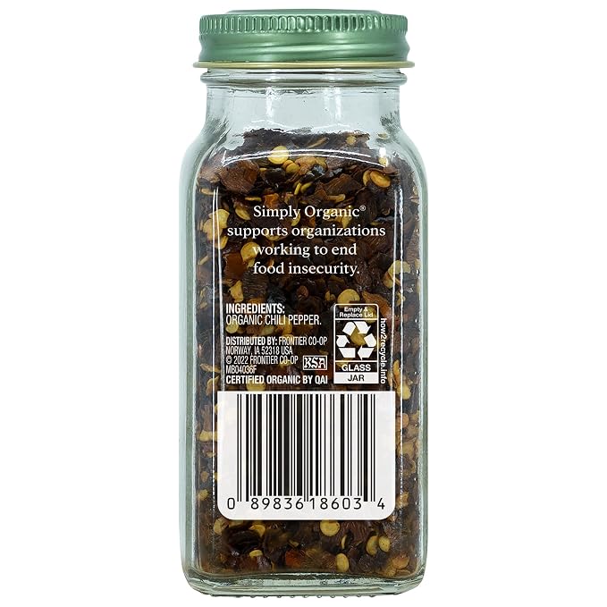 Simply Organic Red Pepper Crushed Organic 1.59 oz.