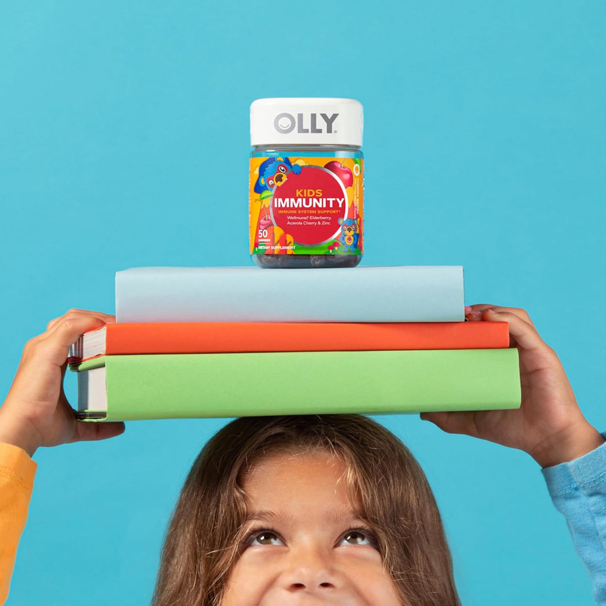 OLLY Kids Immunity, Immune Support Gummy ,* Cherry Berry - 50 Count
