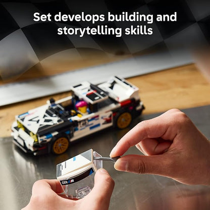 LEGO Speed Champions BMW M3 (E30) 77263 | Building Toy for Boys & Girls, Ages 9+, Detailed Toy Car for Kids, Play or Display Model, 358 pieces, Gift for Birthdays