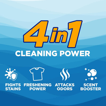 ARM & HAMMER Liquid Laundry Detergent, Clean Burst Scent, 174 Fl Oz