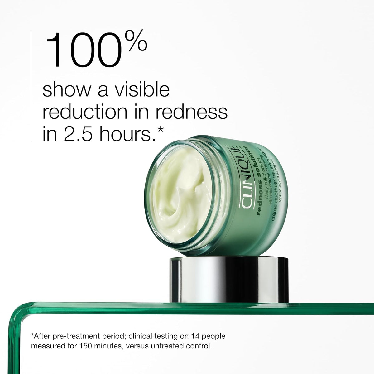 Clinique Redness Solutions Daily Relief Cream with Microbiome Technology,1.7 Fl Oz,(Pack of 2)