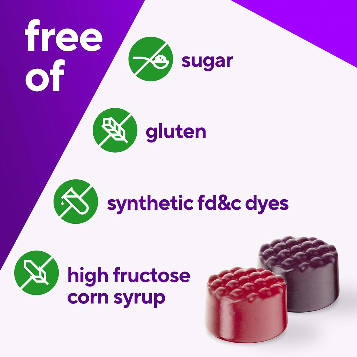 Vitafusion Men's Multivitamin Gummies Sugar Free | 90 Gummy Vitamins