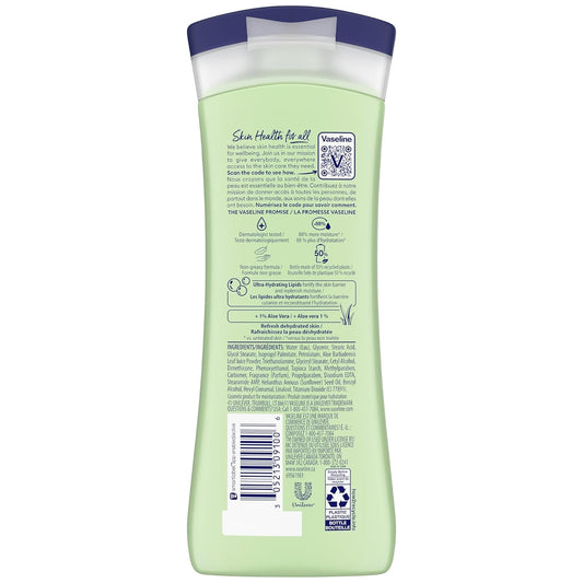Vaseline Soothing Hydration 6-Pack – Intensive Care Moisturizing Hand and Body Lotion with Aloe, Ultra-Hydrating Lipids, 48 Hours of Moisture, 10 Oz Ea