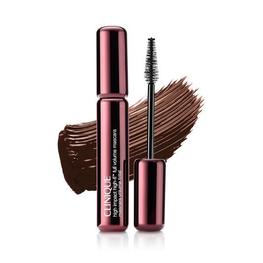 Clinique High Impact High-Fi Full Volume Mascara | Volume, Length, Non-Clumping, Smudge-Proof + Safe For Sensitive Eyes, Black/Brown