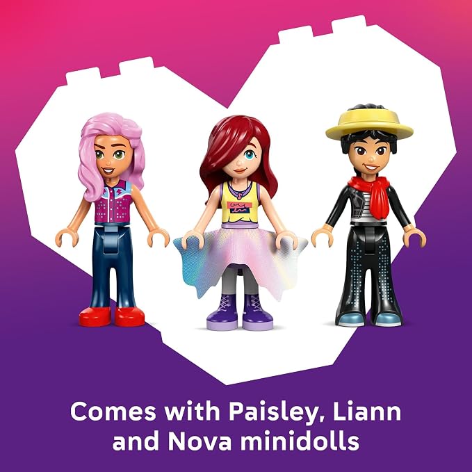 LEGO Friends Heartlake City Fashion Show Building Toy for Girls & Boys - Pretend Play Set for Kids, Ages 7+ - W/Paisley, Liann & Nova Minidolls & Accessories - Gift Idea for Birthdays - 42685