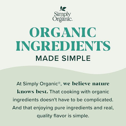 Simply Organic Chicken Flavored Gravy Mix, 0.85 Ounce 12-Pack, Certified Organic, Gluten-Free, Kosher, Rich Chicken Gravy